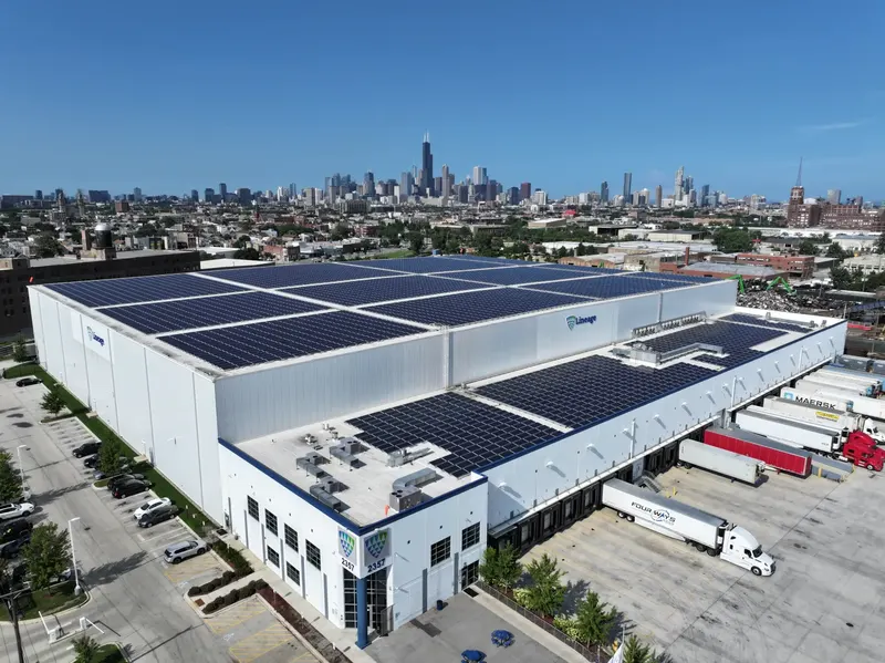 Lineage Facility — 220,275 sq ft TPO Solar Ready commercial roofing project by Windward