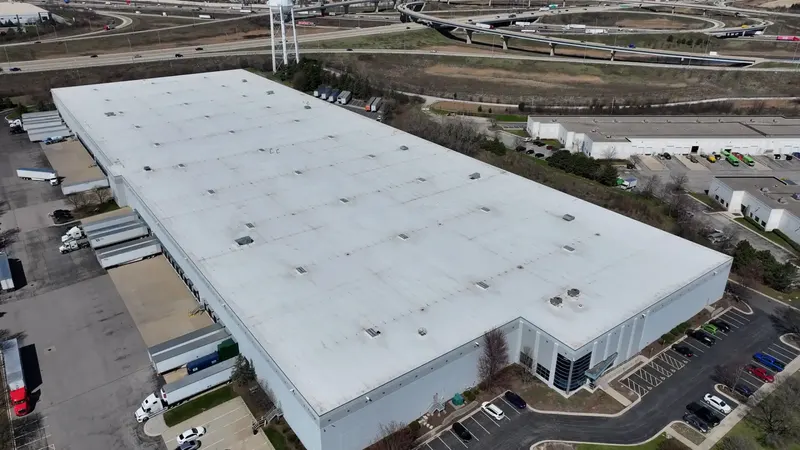 Water of America — 368,400 sq ft Mechanically Fastened TPO commercial roofing by Windward